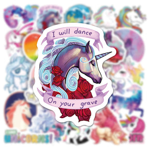 Rainbow Unicorn Stickers