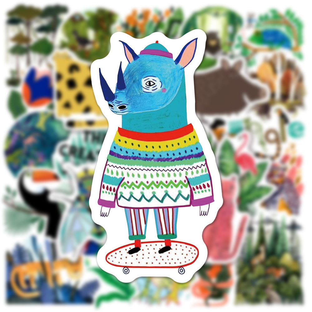 Rainforest Flora And Fauna Stickers