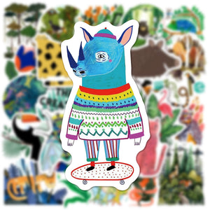 Rainforest Flora And Fauna Stickers