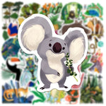 Rainforest Flora And Fauna Stickers