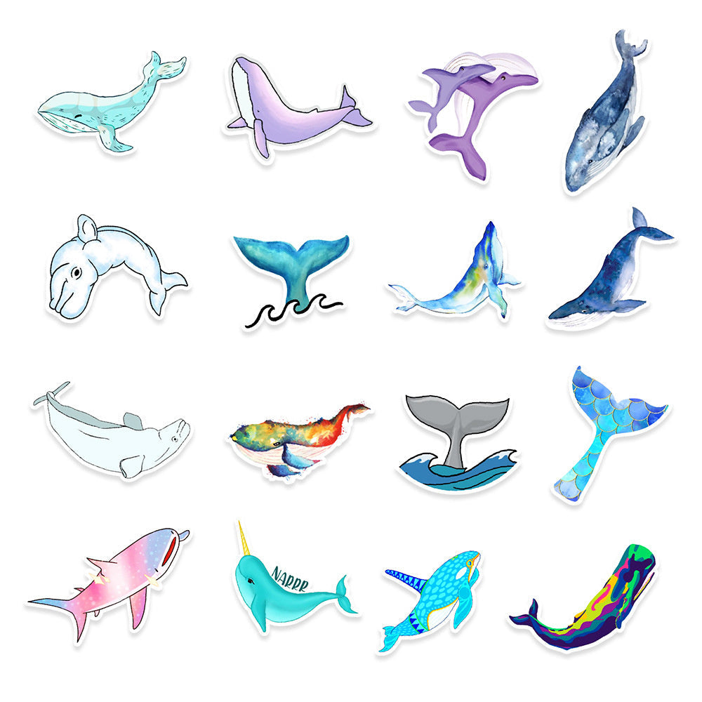 Ocean Marine Life Whale Stickers