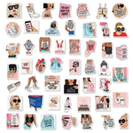 Text Girl Stickers