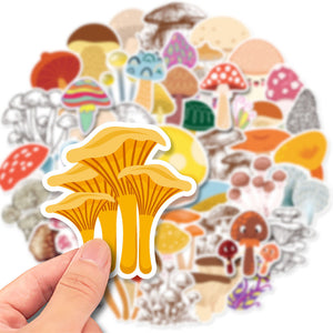 Personification Mushroom Stickers