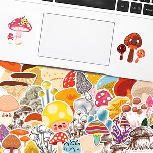 Personification Mushroom Stickers