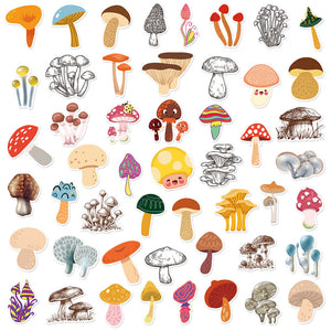 Personification Mushroom Stickers