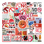 No Smoking Stickers