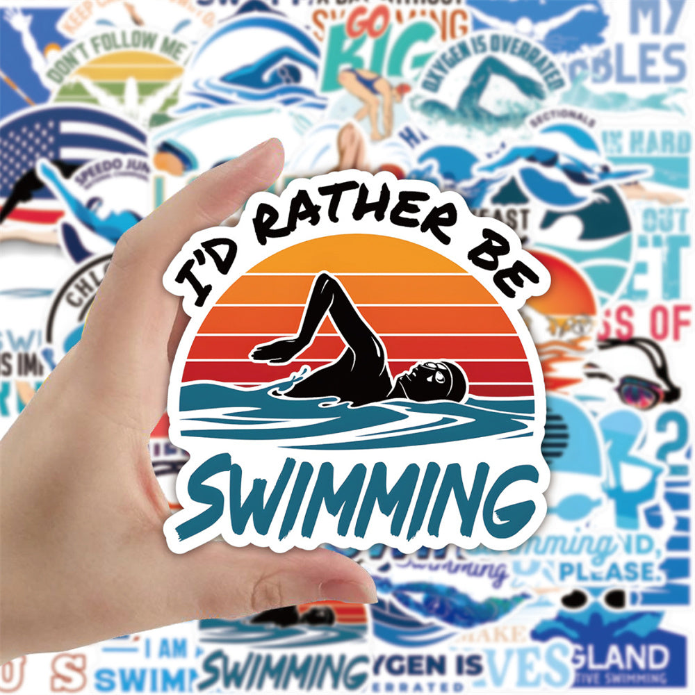 Summer Swimming Stickers