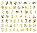 Banana Cute Animal Stickers