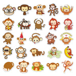 Cute Monkey Stickers