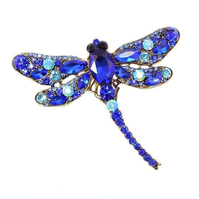 Dragonfly Crystal Pin