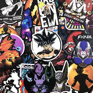 Dragon Ball Super Saiyan Stickers