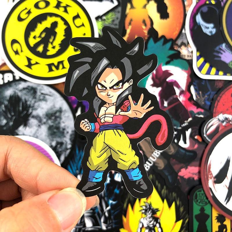 Dragon Ball Super Saiyan Stickers