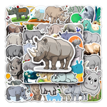 Rhinoceros Stickers