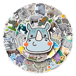 Rhinoceros Stickers