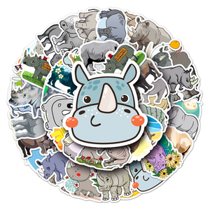 Rhinoceros Stickers