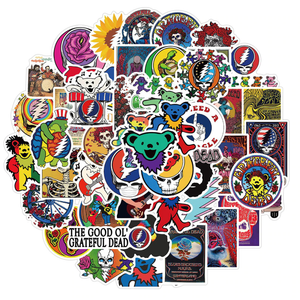 Grateful Dead Rock Band Stickers