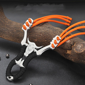 HIGH-PRECISION METAL SLINGSHOT FOR HUNTING, RUBBER BAND