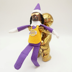 Snoop On A Stoop Lakers Christmas Elf Doll