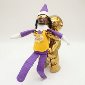 Snoop On A Stoop Lakers Christmas Elf Doll