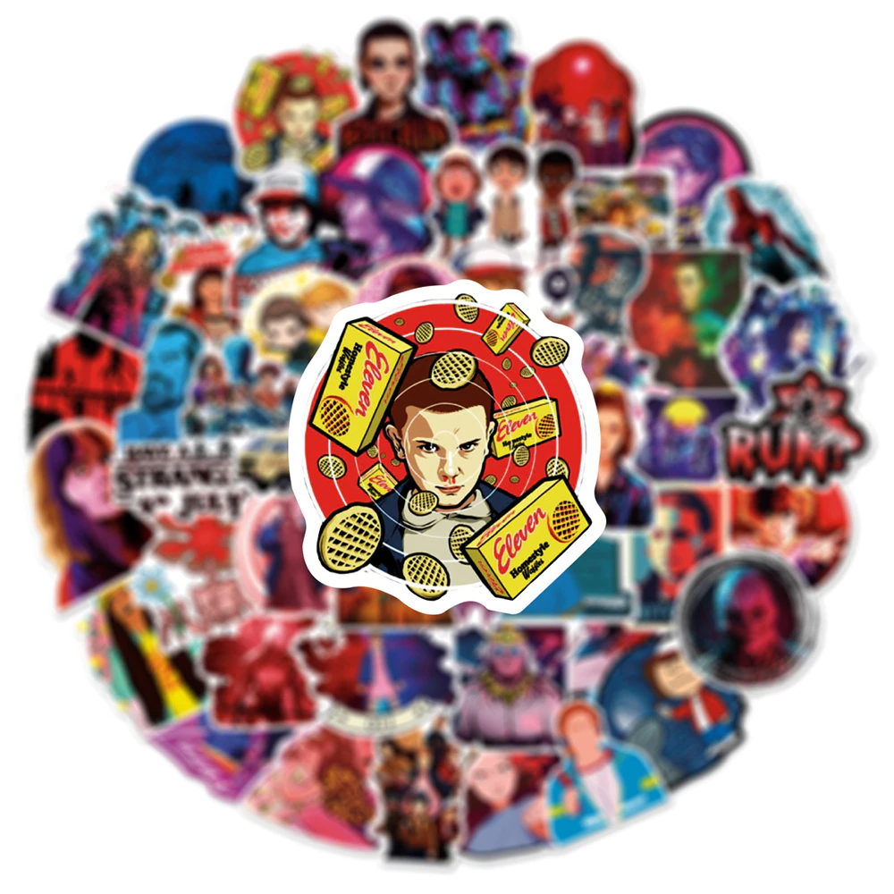 Stranger Things 4 TV Show Stickers