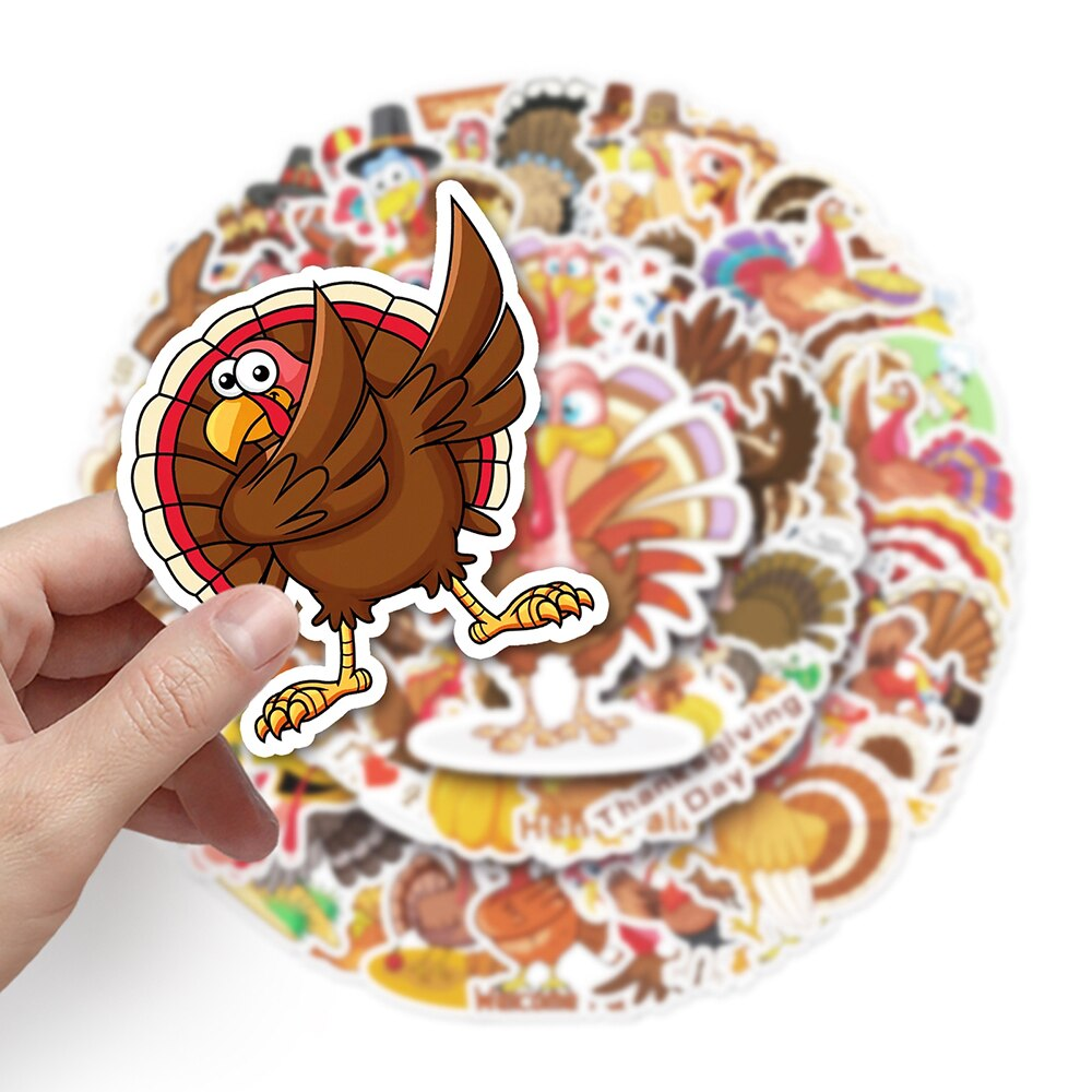 Thanksgiving Turkey Stickers