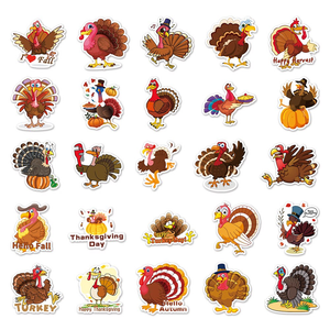 Thanksgiving Turkey Stickers