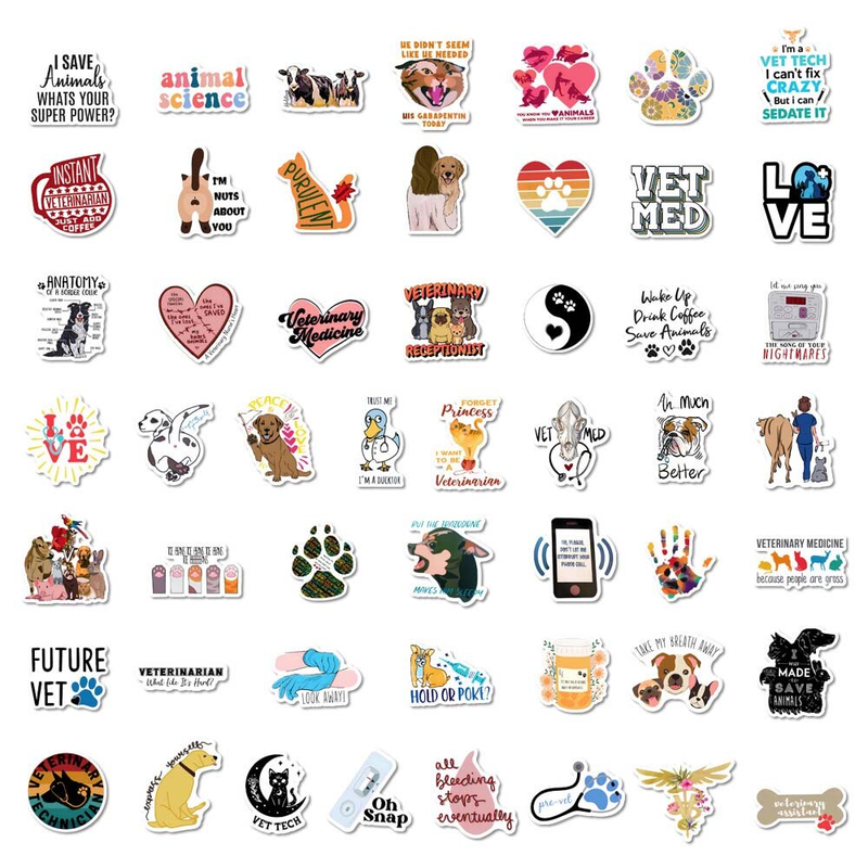 Veterinary Profession Stickers